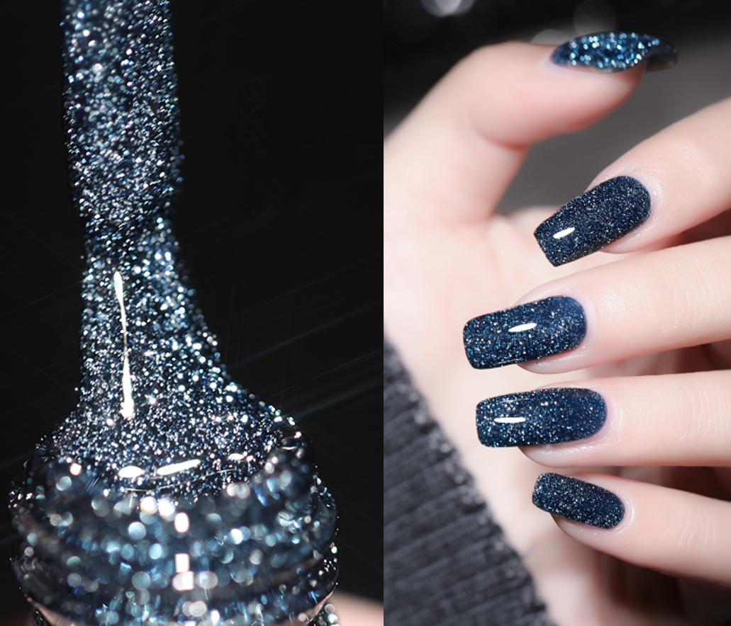 Disco gel grey blue color