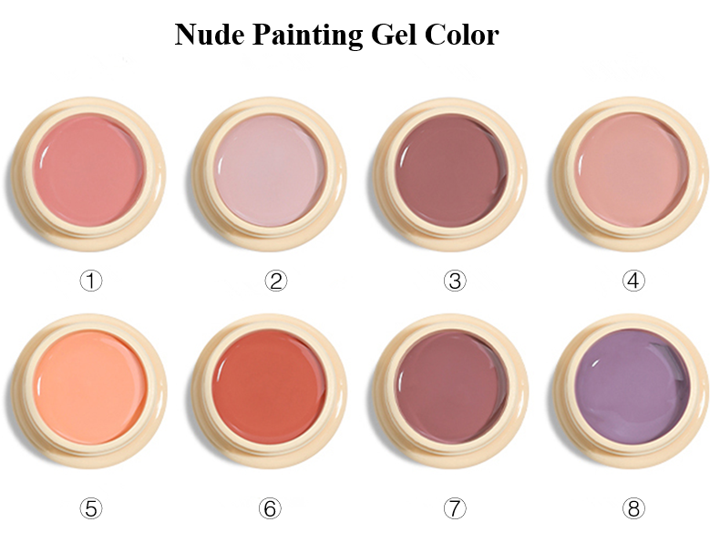 Peach Color Painting gel