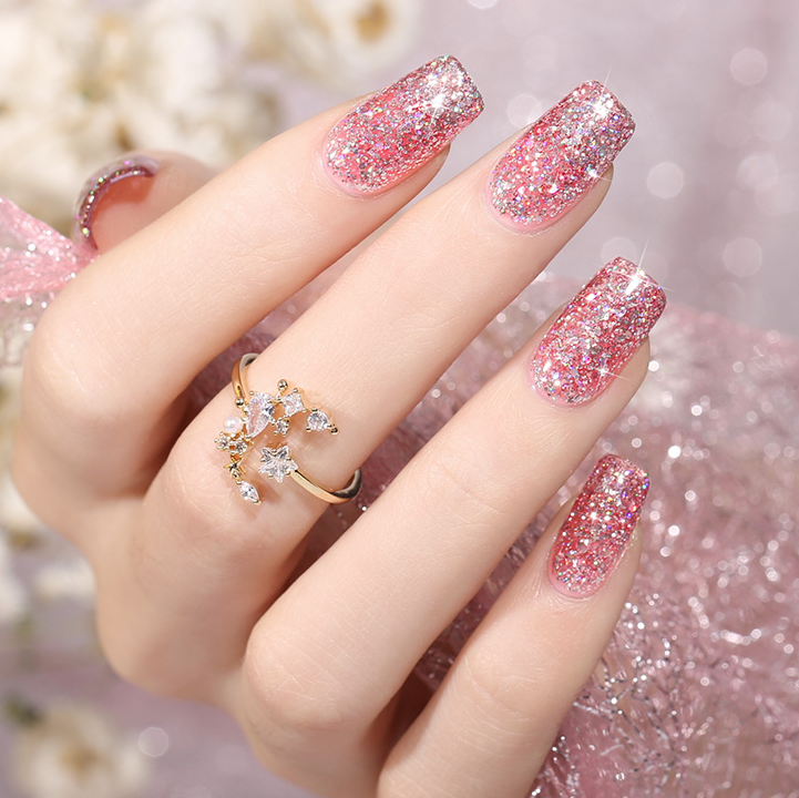 Red platinum gel polish