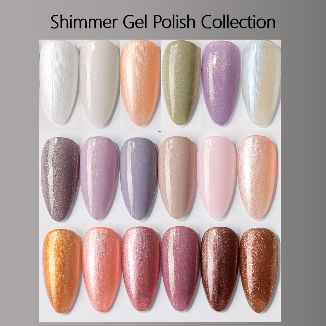 Shimmer гель лак менен камсыз кылуу