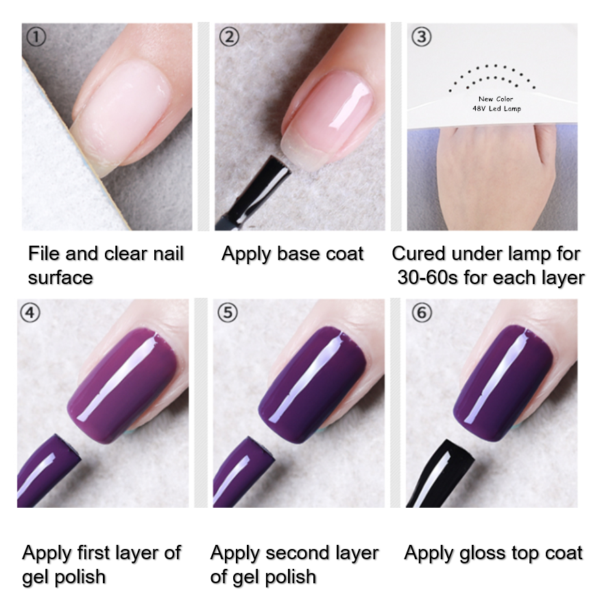 apply gel polish