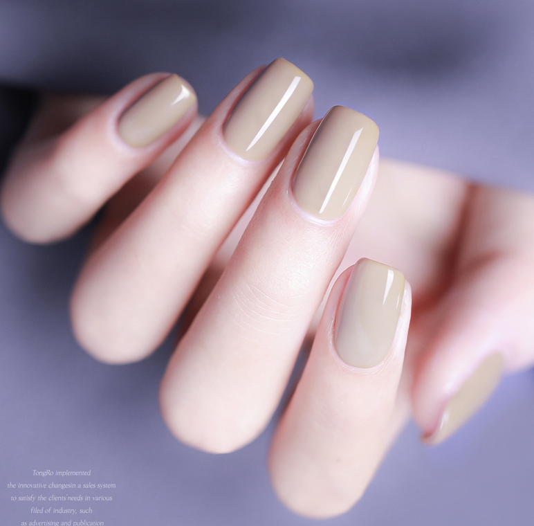 full pigment nude color gel polish