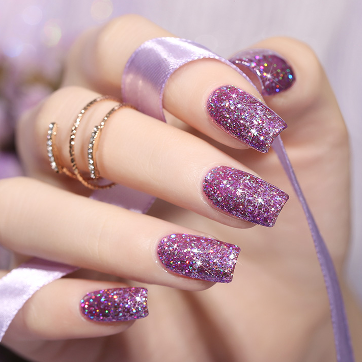 purple gel polish