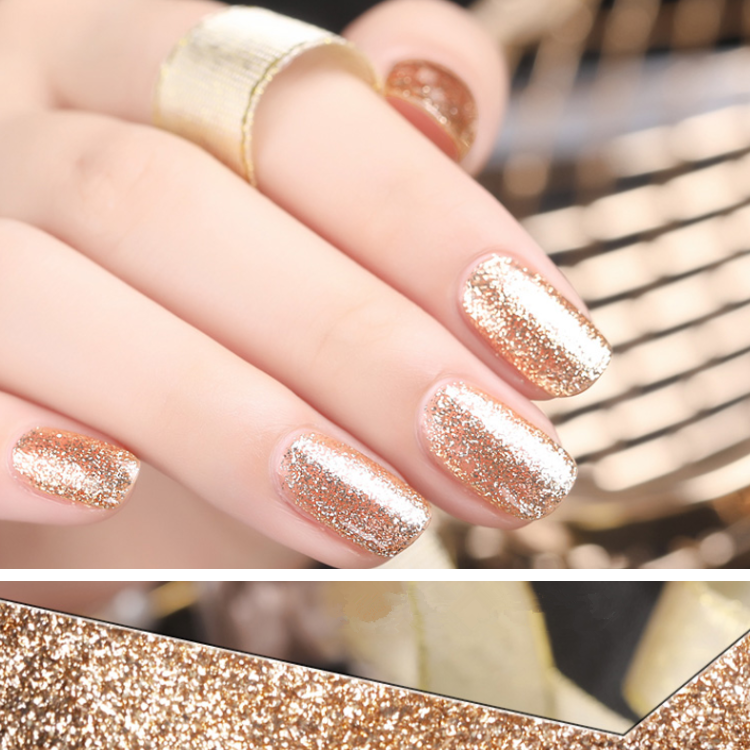 rose gold glitter гель лак